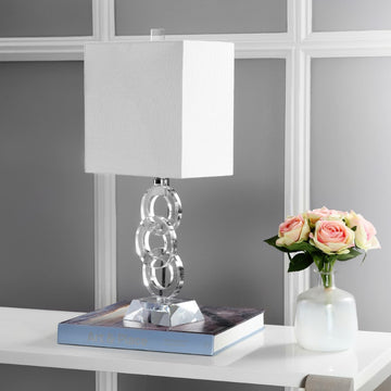 Riley 22.5" Crystal LED Table Lamp - JONATHAN Y